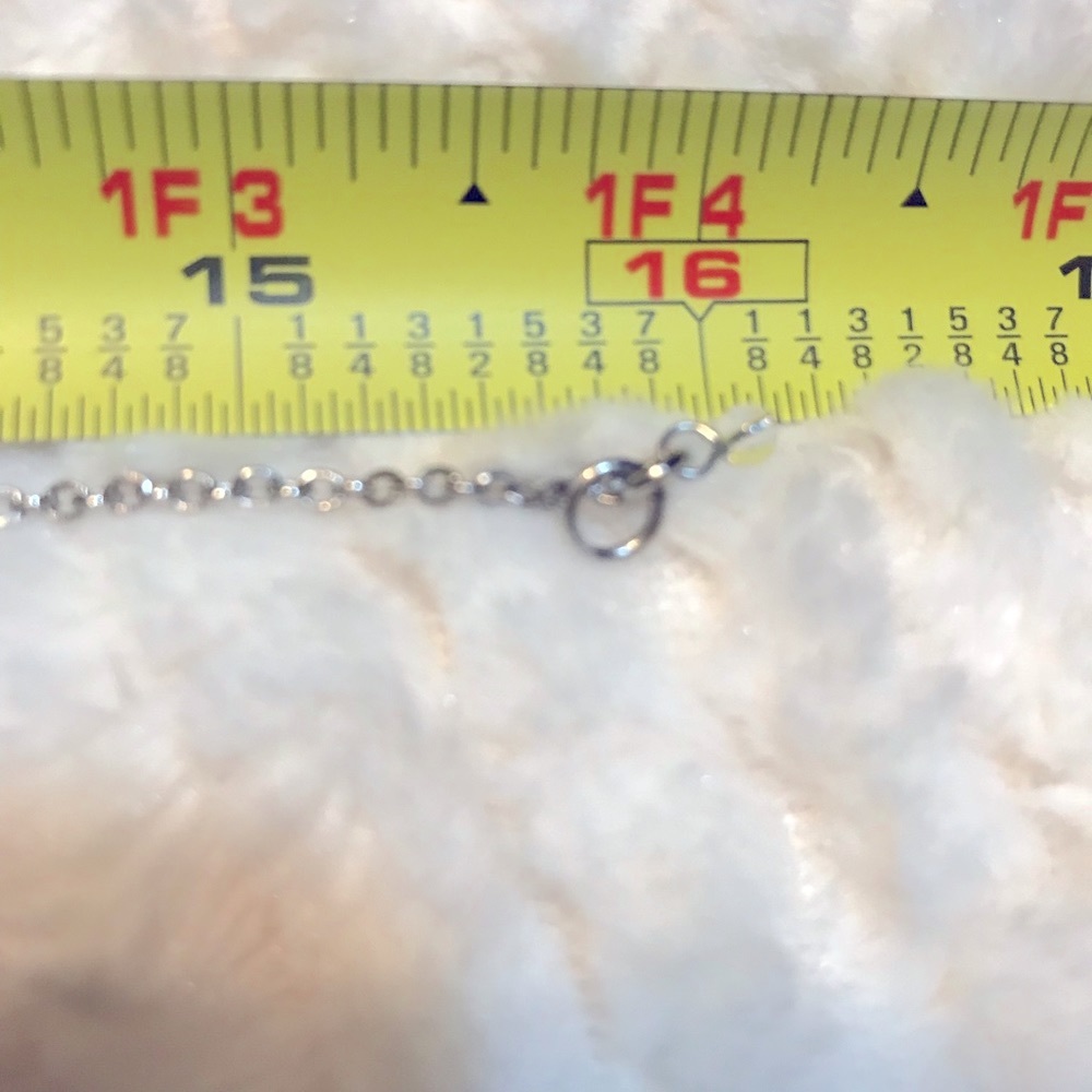 Marcasite vintage gray crystal studded choker necklace NEW - Picture 6 of 7